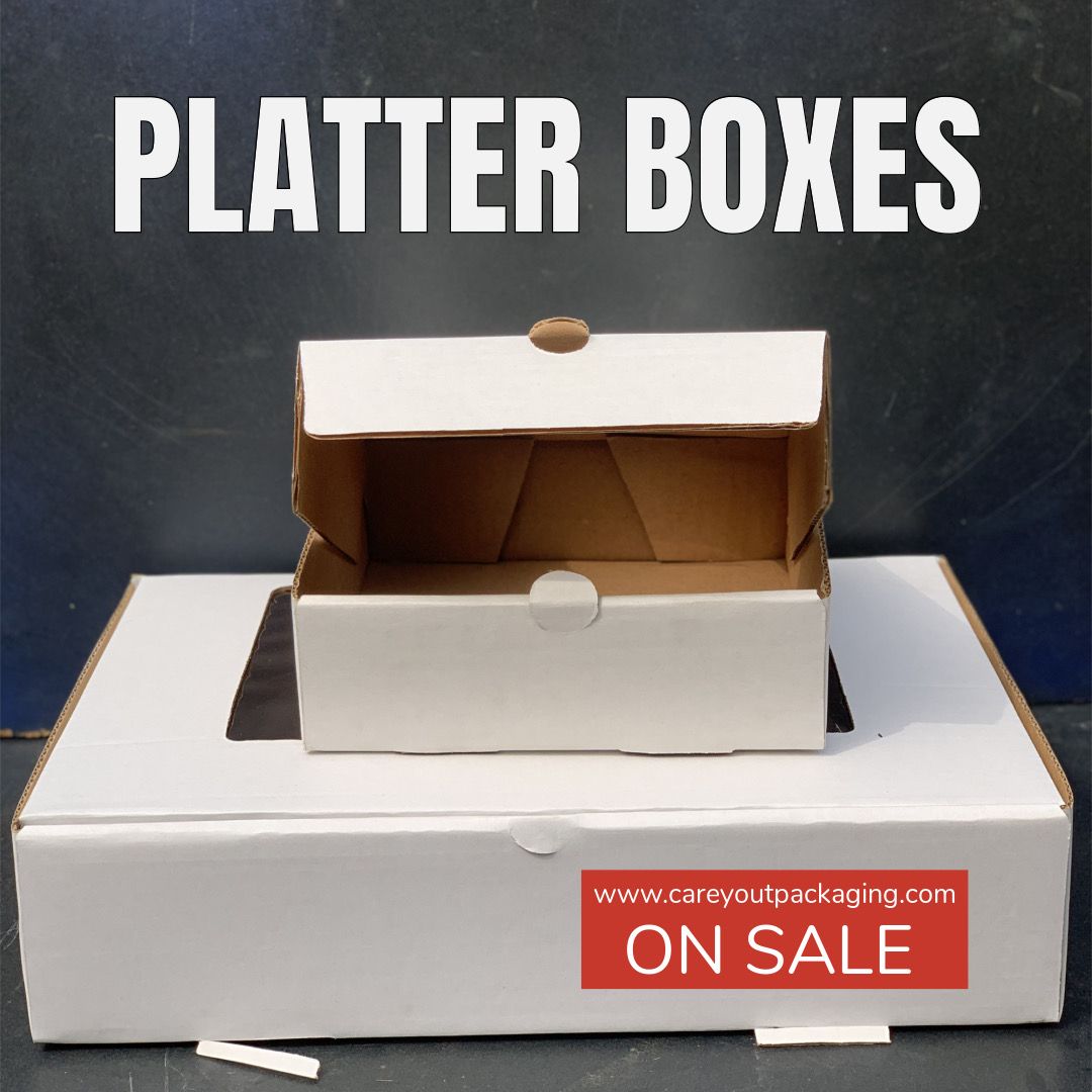 CATERING PLATTER BOXES - 15.5” x 11” x 4” / WHITE_10