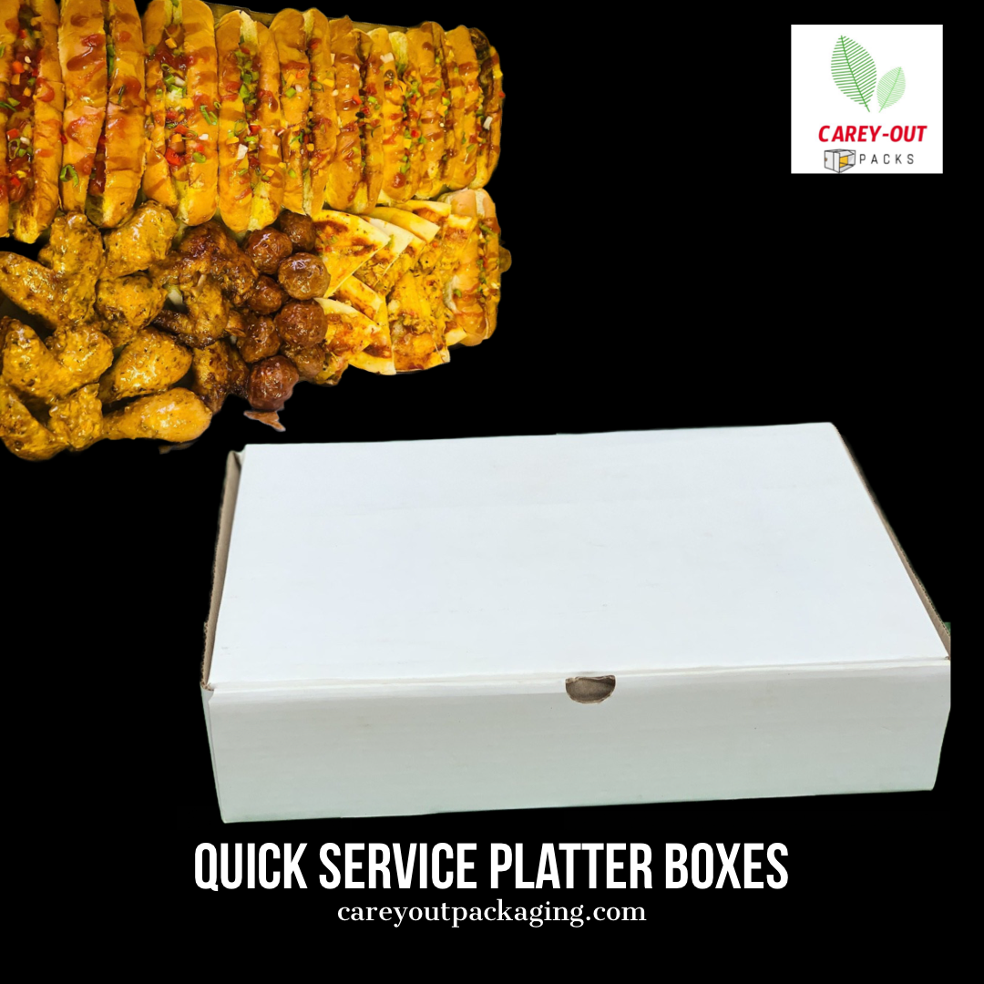 CATERING PLATTER BOXES - 15.5” x 11” x 4” / WHITE_8