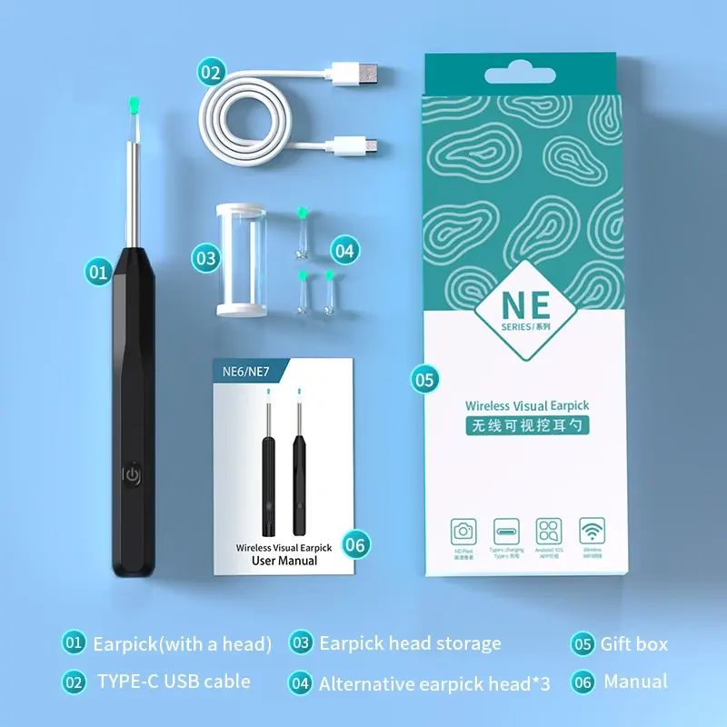 Wifi Otoscope Camera Ear Wax Remover_3