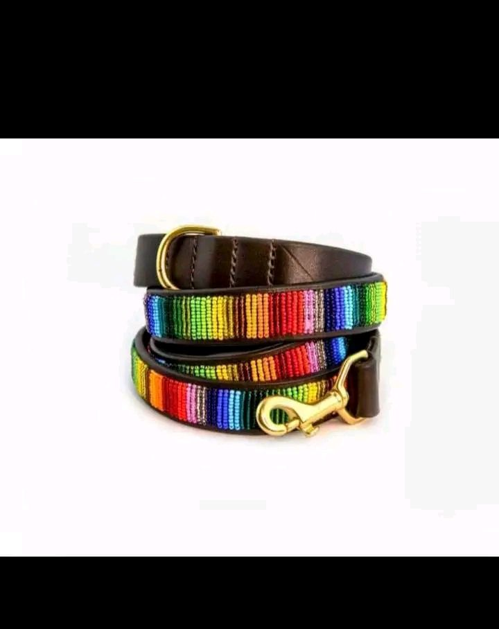 Leather beaded belts _1