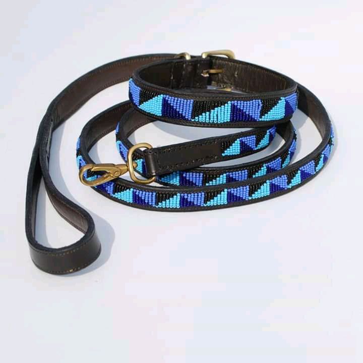 Leather beaded belts _5