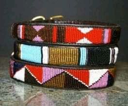 Leather beaded belts _7