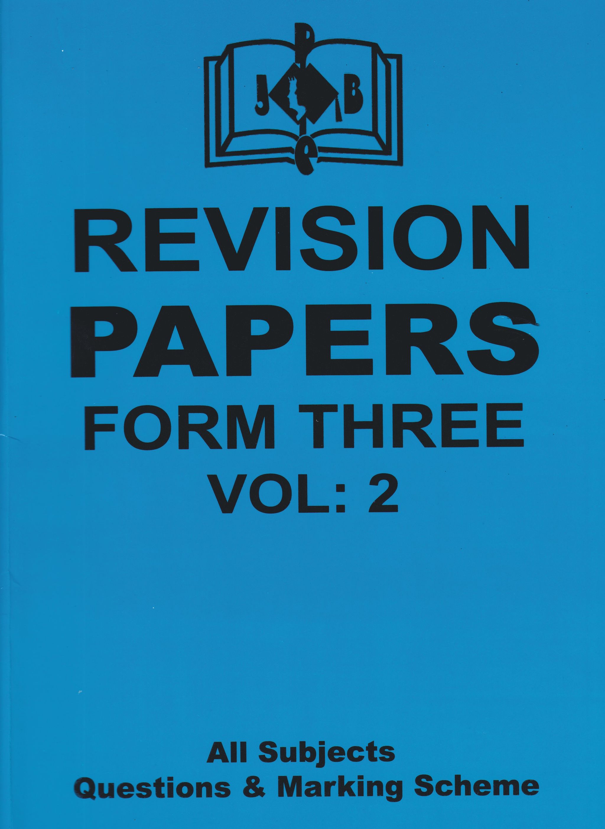 FORM THREE REVISION PAPERS BOOK VOL 2 _0