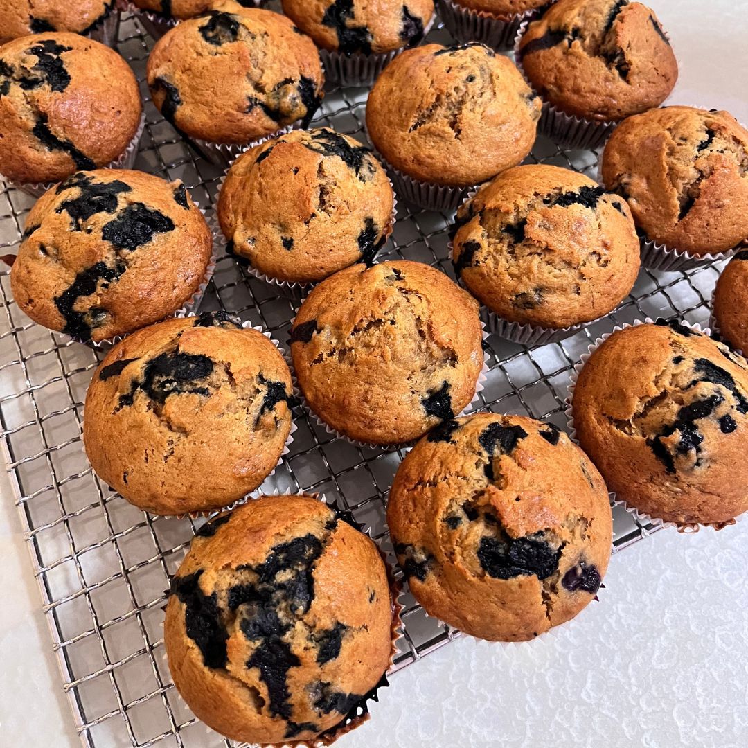 Blueberry Banana Muffins_1