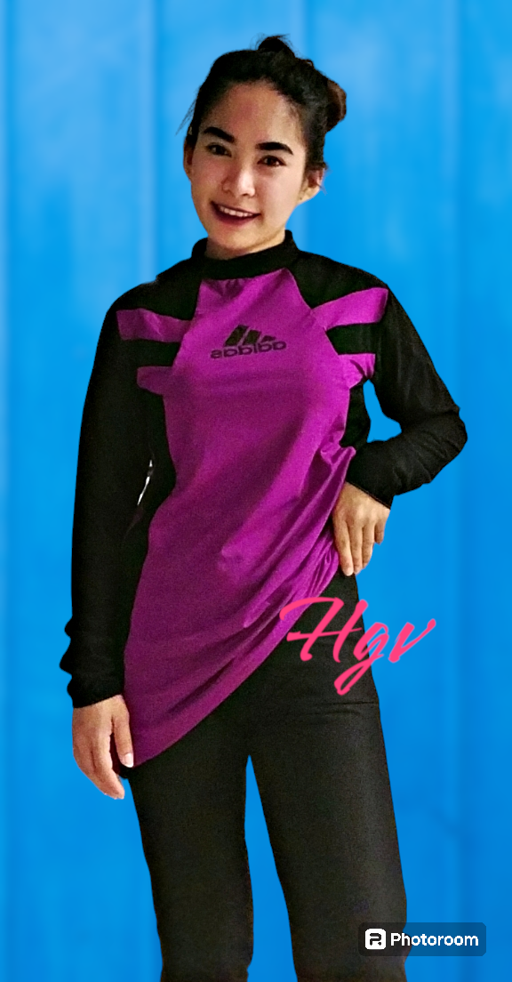 Long Sleeve Swimming Suit _0