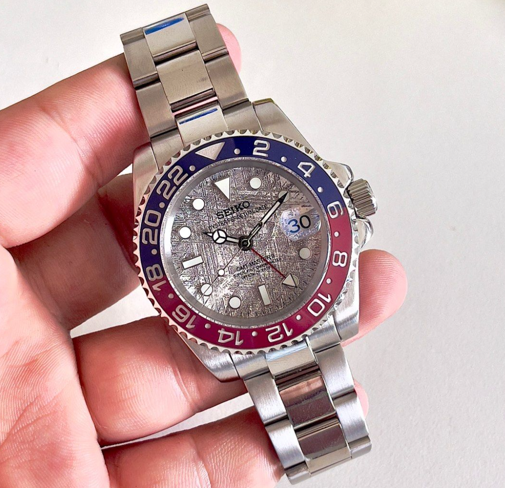 Meteorite Pepsi 4-Hand GMT _4