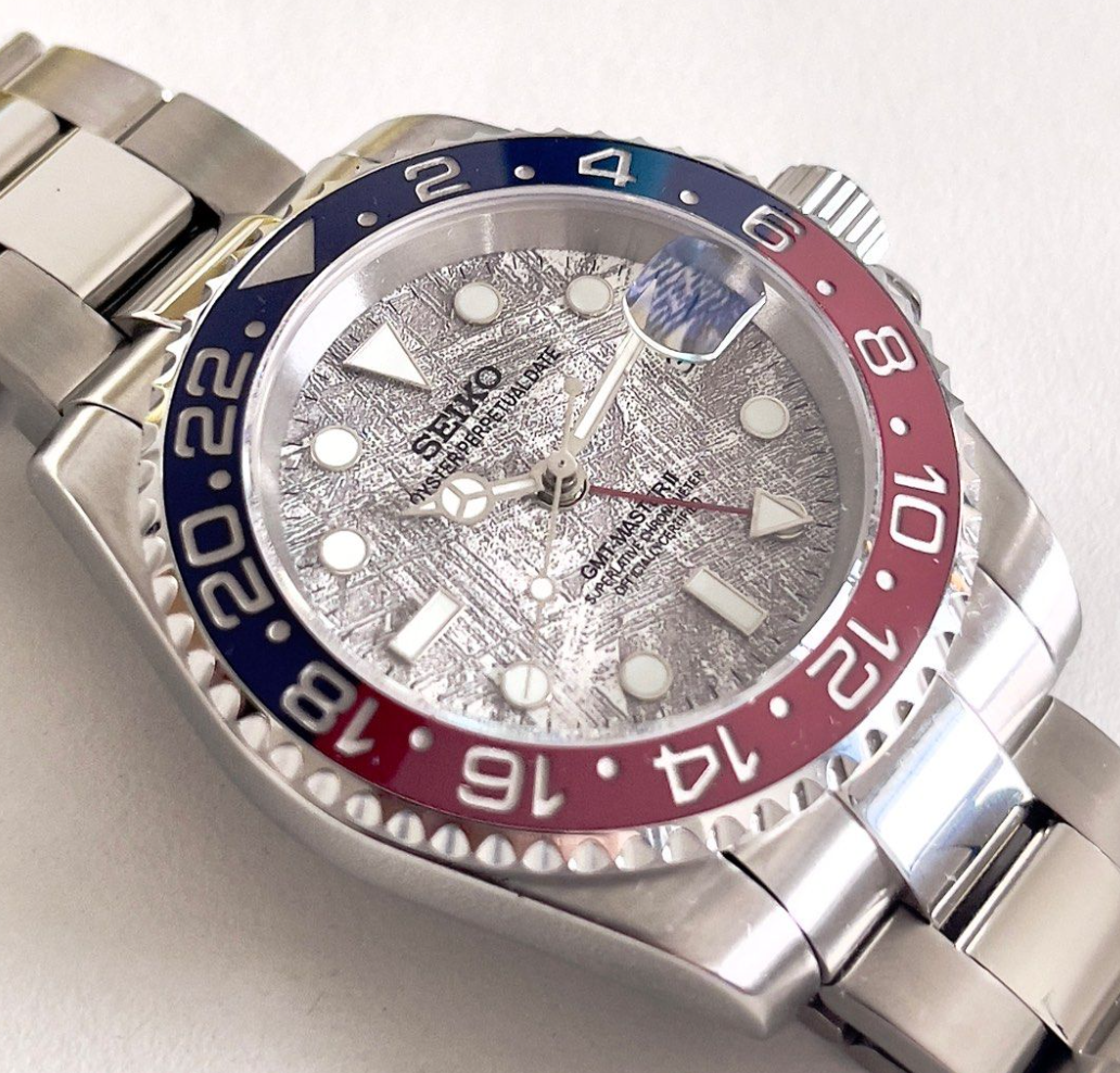 Meteorite Pepsi 4-Hand GMT _7