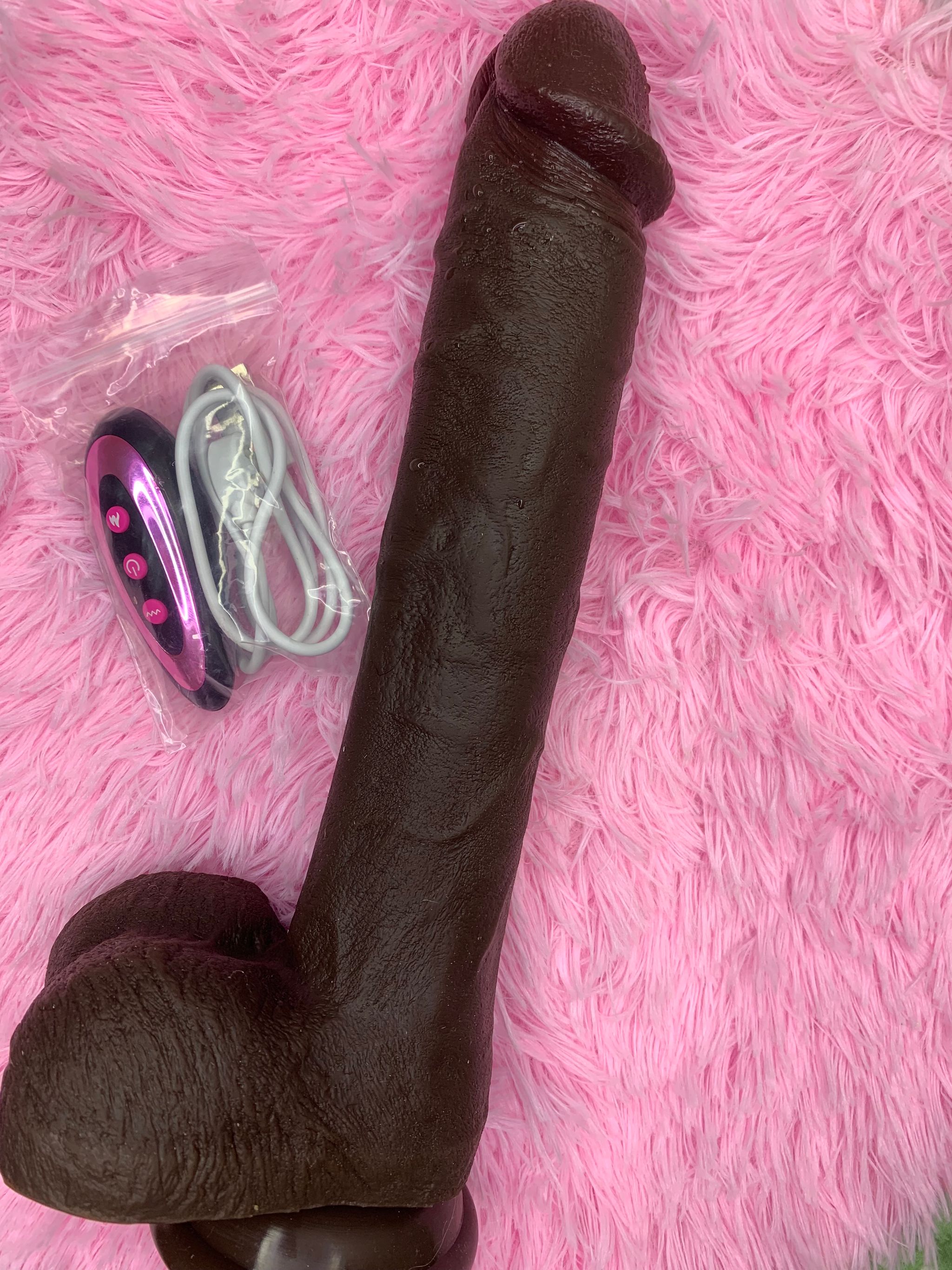 Thrusting Vibrating Dildo _0