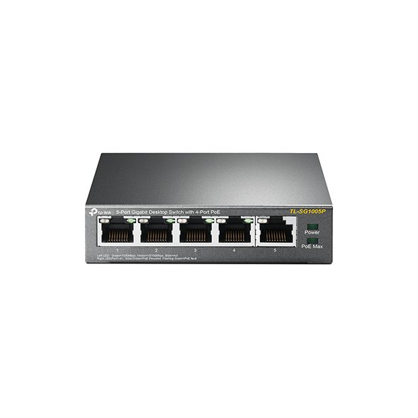 TL-SG1005P 5-Port Gigabit Desktop Switch with 4-Port PoE_1