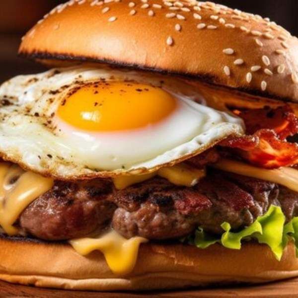 Texas burger( Bacon, Egg, Beef & Cheese)_0