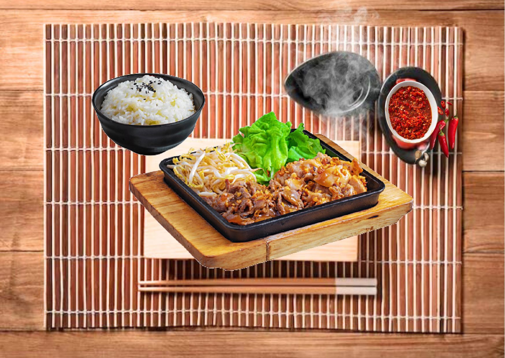 Combo D - Chicken and Beef Combo 鸡肉 + 牛肉 套餐_0