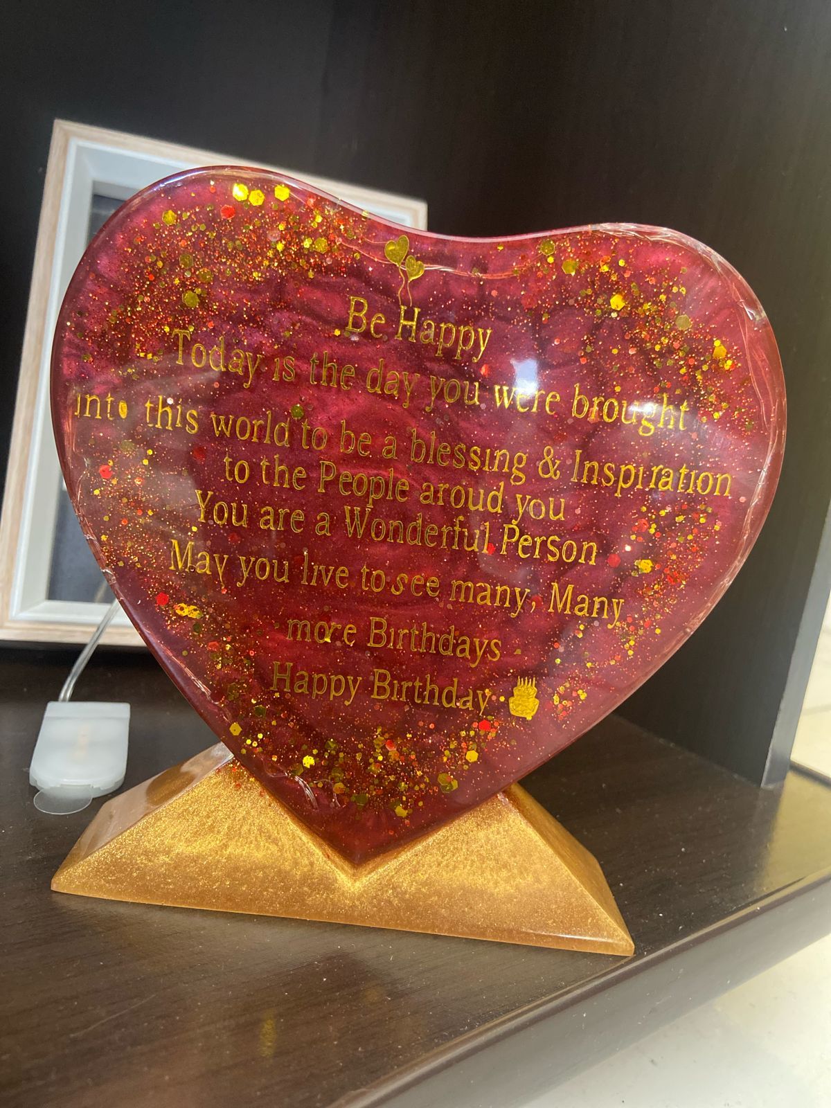 Heart Plaque with Message only_0