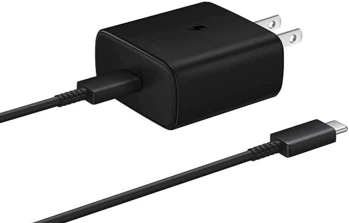 Samsung 45W (3 Pin) USB-C Fast Charging Wall Charger with Cable _0