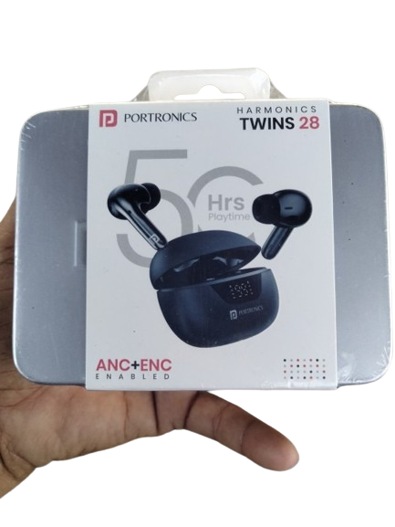 Portronics Harmonics Twins 28 ANC TWS (Assorted Color)_2