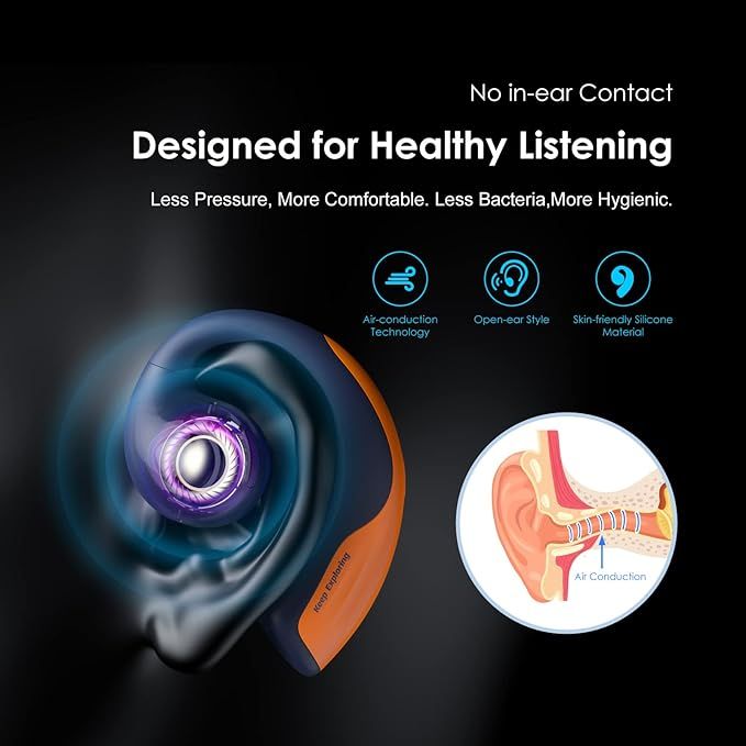 Oraimo OPN-40D OpenPods Heavy Bass Open-ear True Wireless Earphone _1