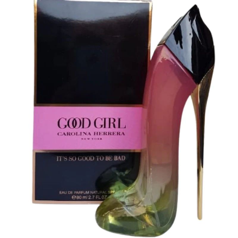 CH Good Girl EDP 80ml (2 Toned Heel Pink / Green)_0