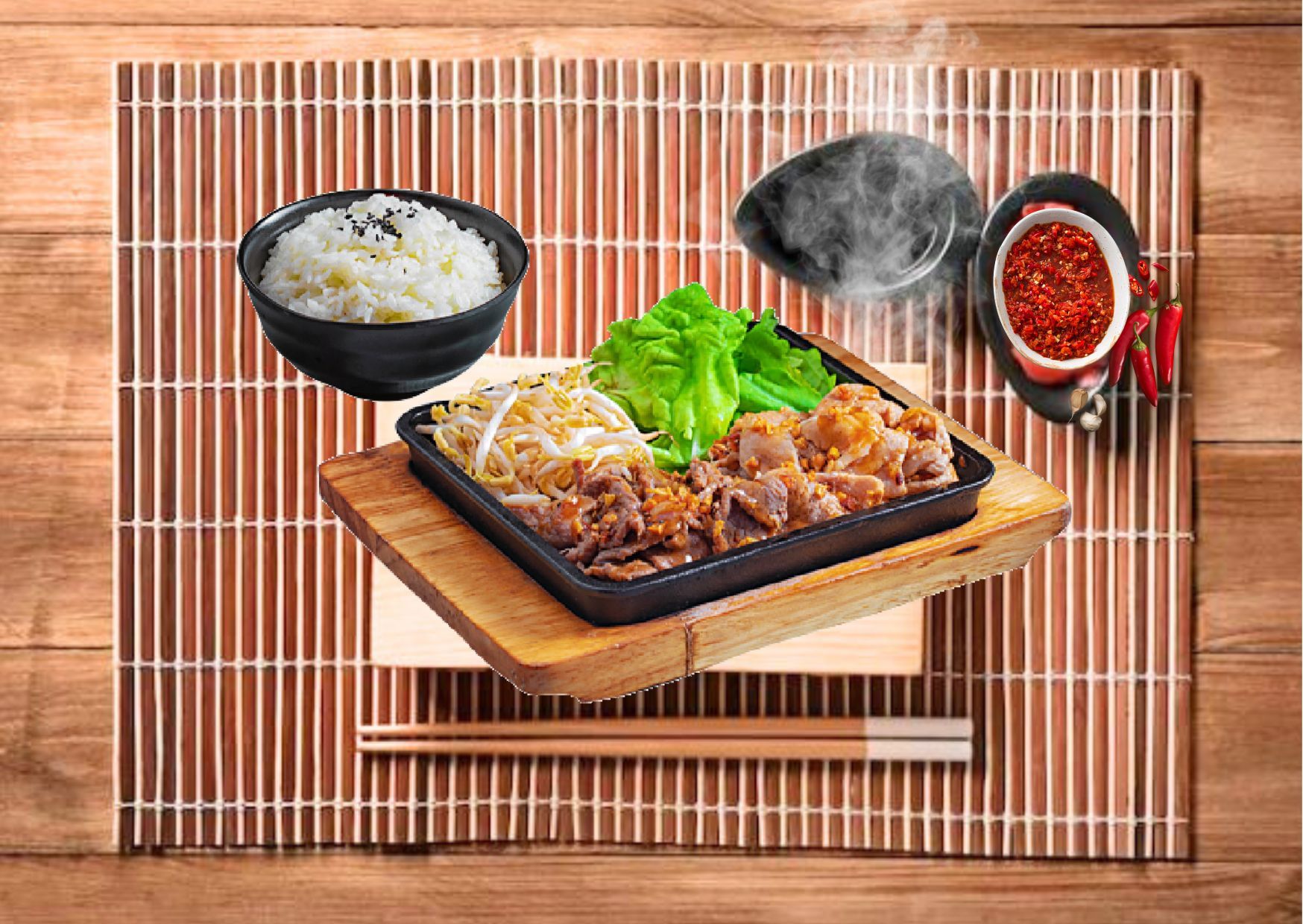 Combo C - Pork and Mutton Combo 猪肉 + 羊肉 套餐_0