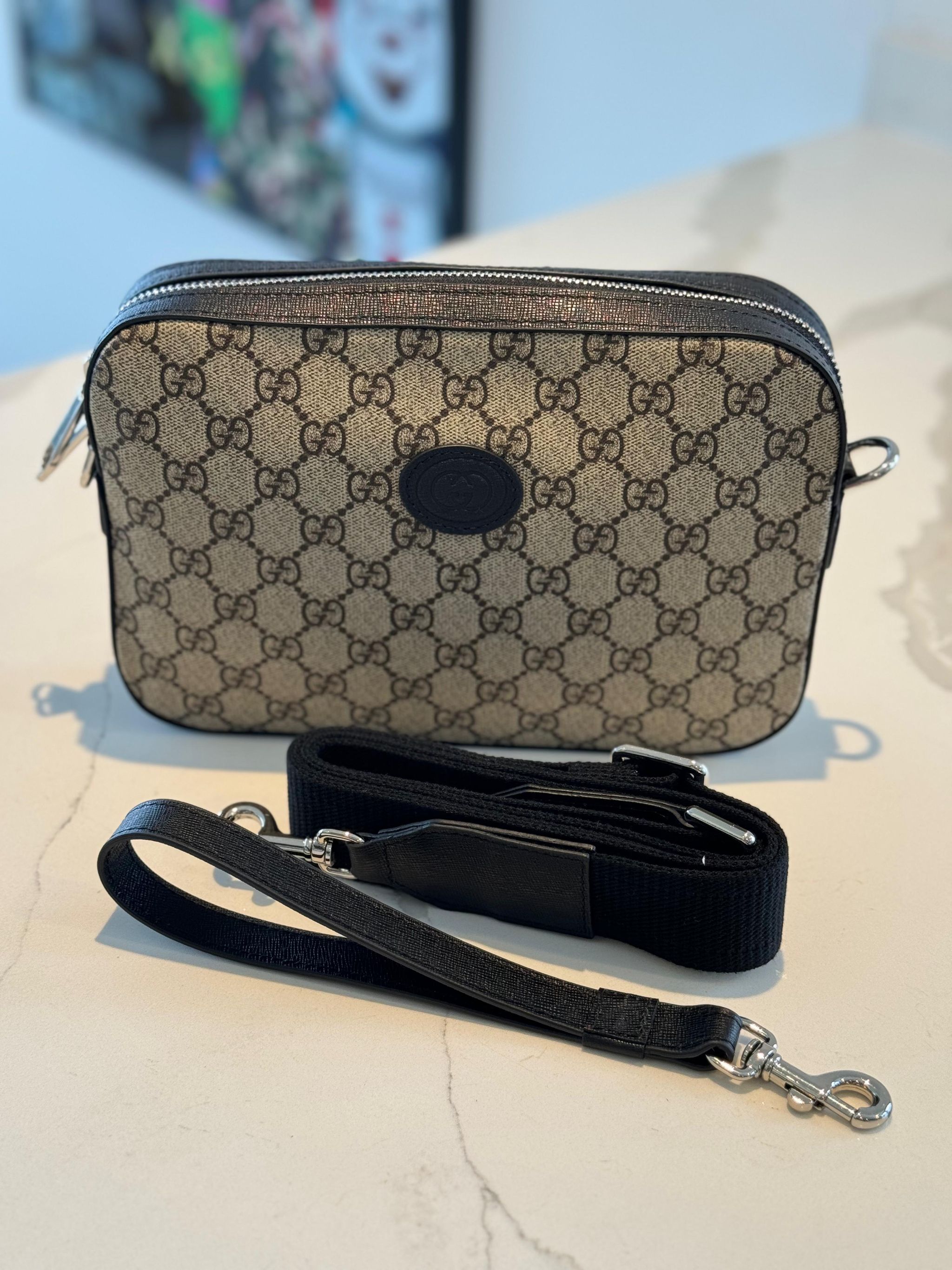 GUCCI Gg Supreme  Shoulder Bag_3