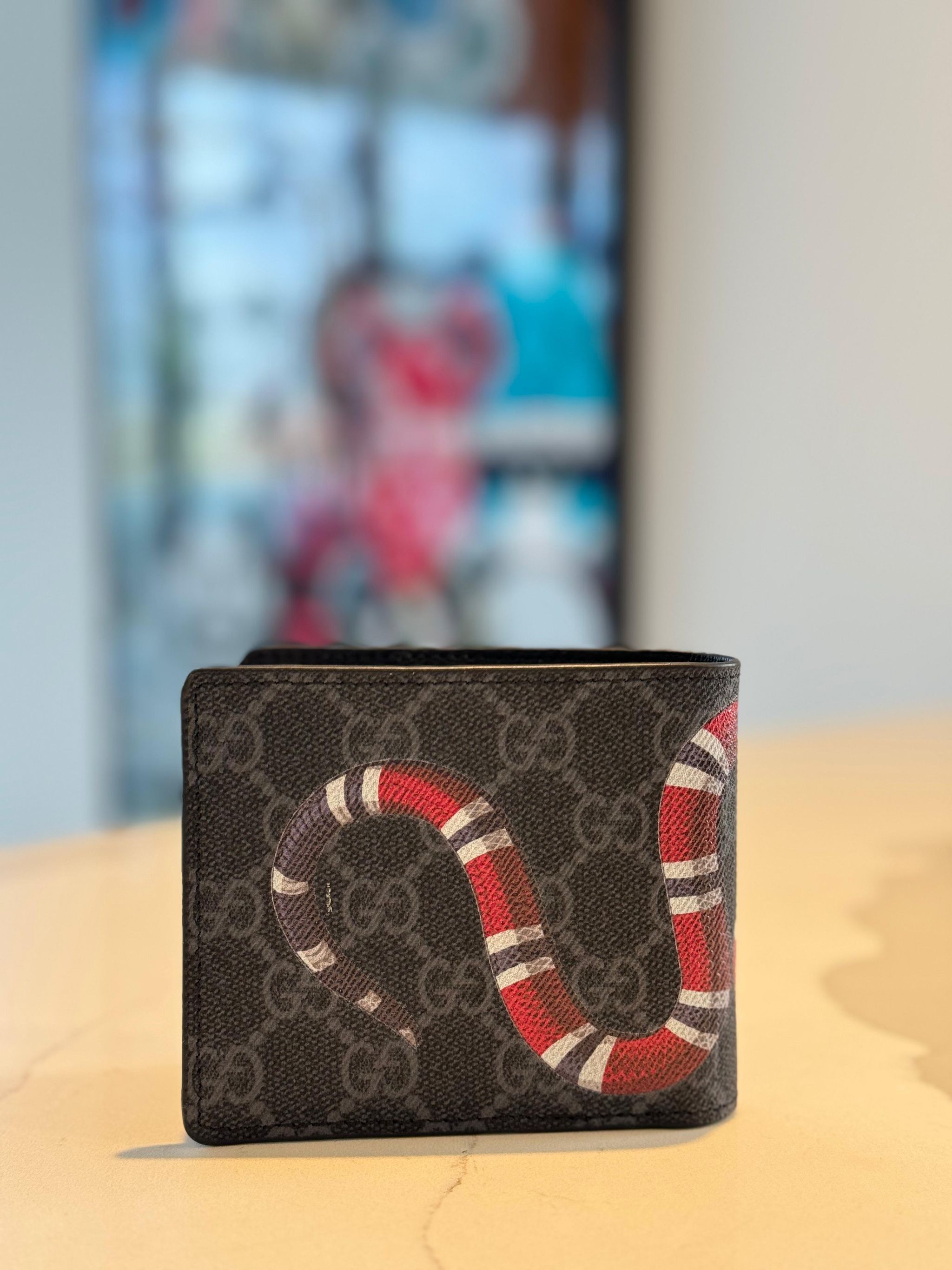 Kingsnake print gg supreme wallet price online