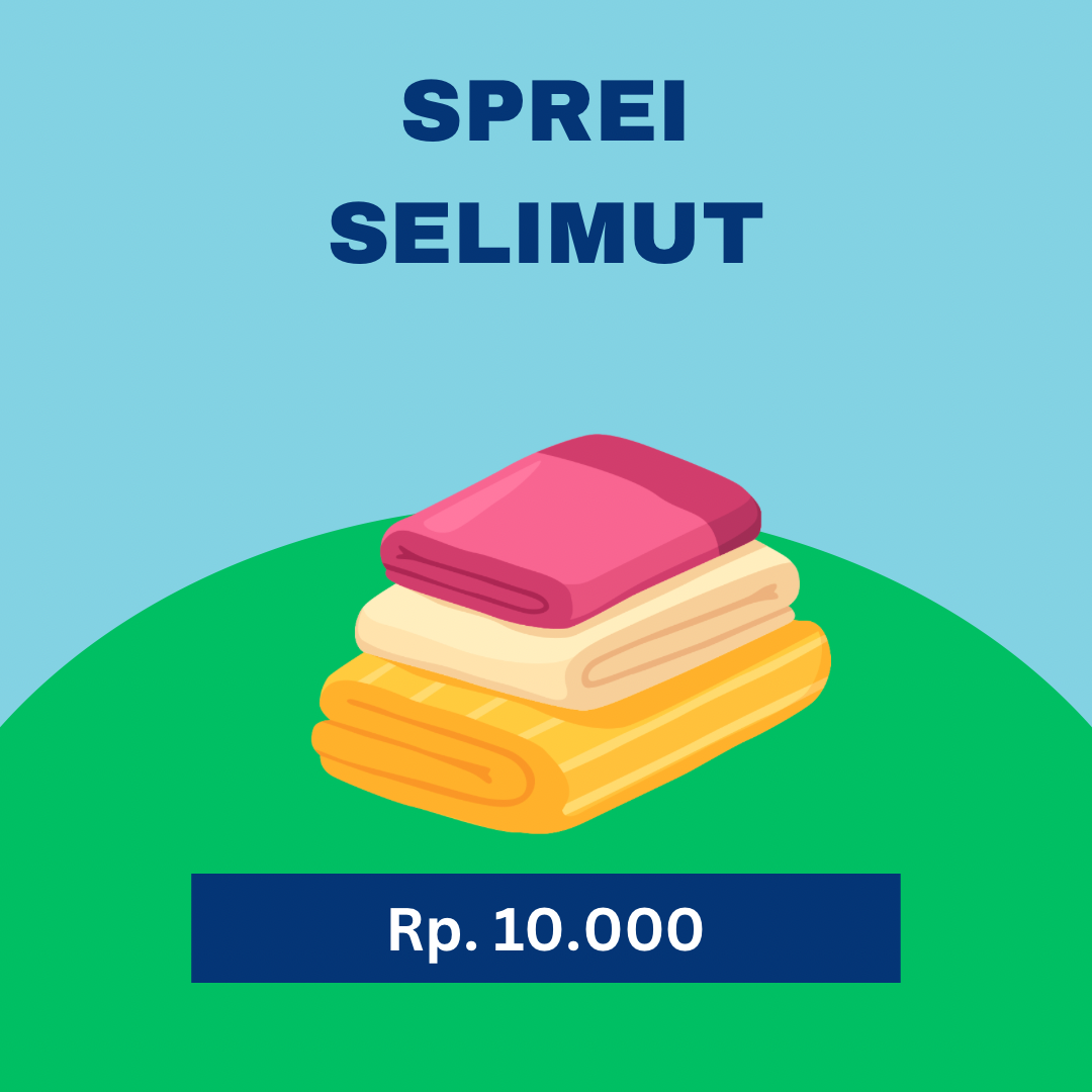 Cuci sprei selimut standar_0