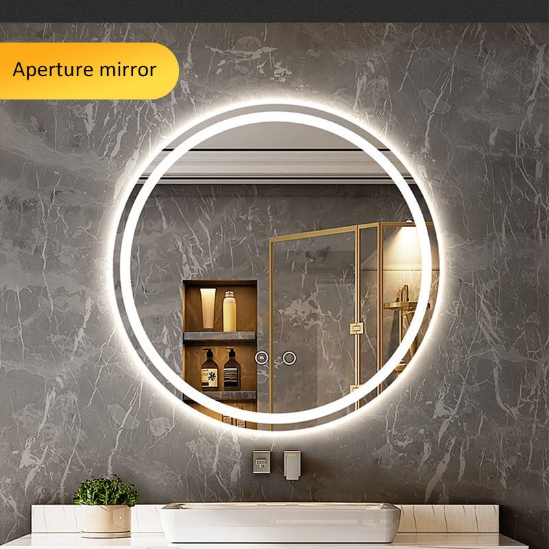  LED antifogging bathroom mirror _0