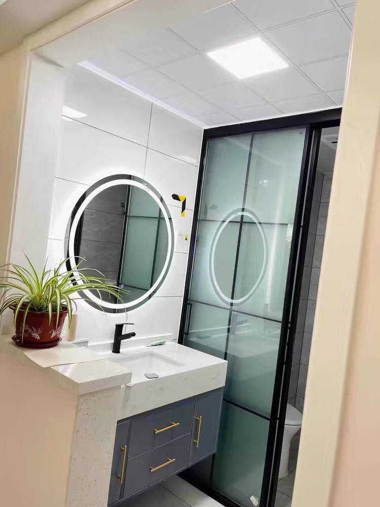  LED antifogging bathroom mirror _6