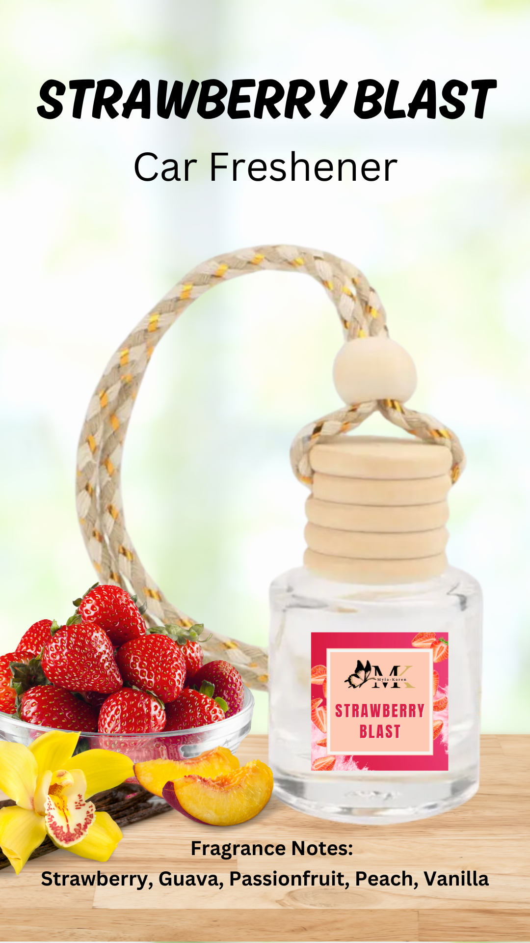 Strawberry Blast Car Freshener_1