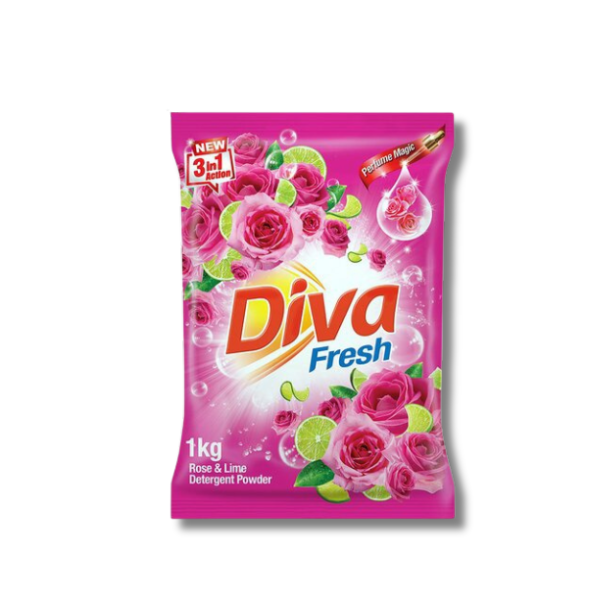 Diva Detergent Powder Rose 1Kg_0