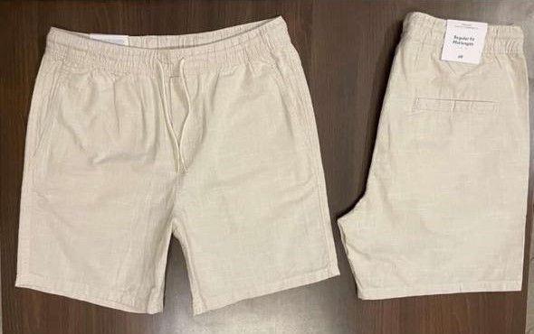 H&M Regular Fit Linen- blend Shorts_1