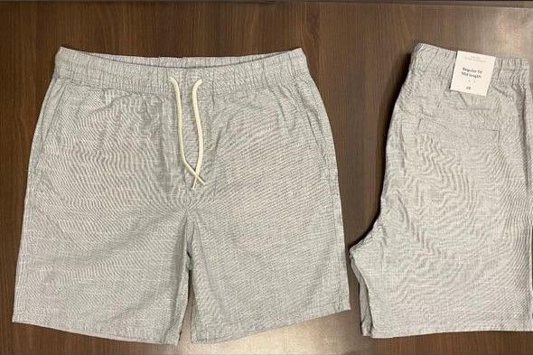 H&M Regular Fit Linen- blend Shorts_2