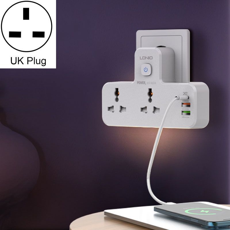 Multifunctional Home Fast Charging Socket with Night Light_2