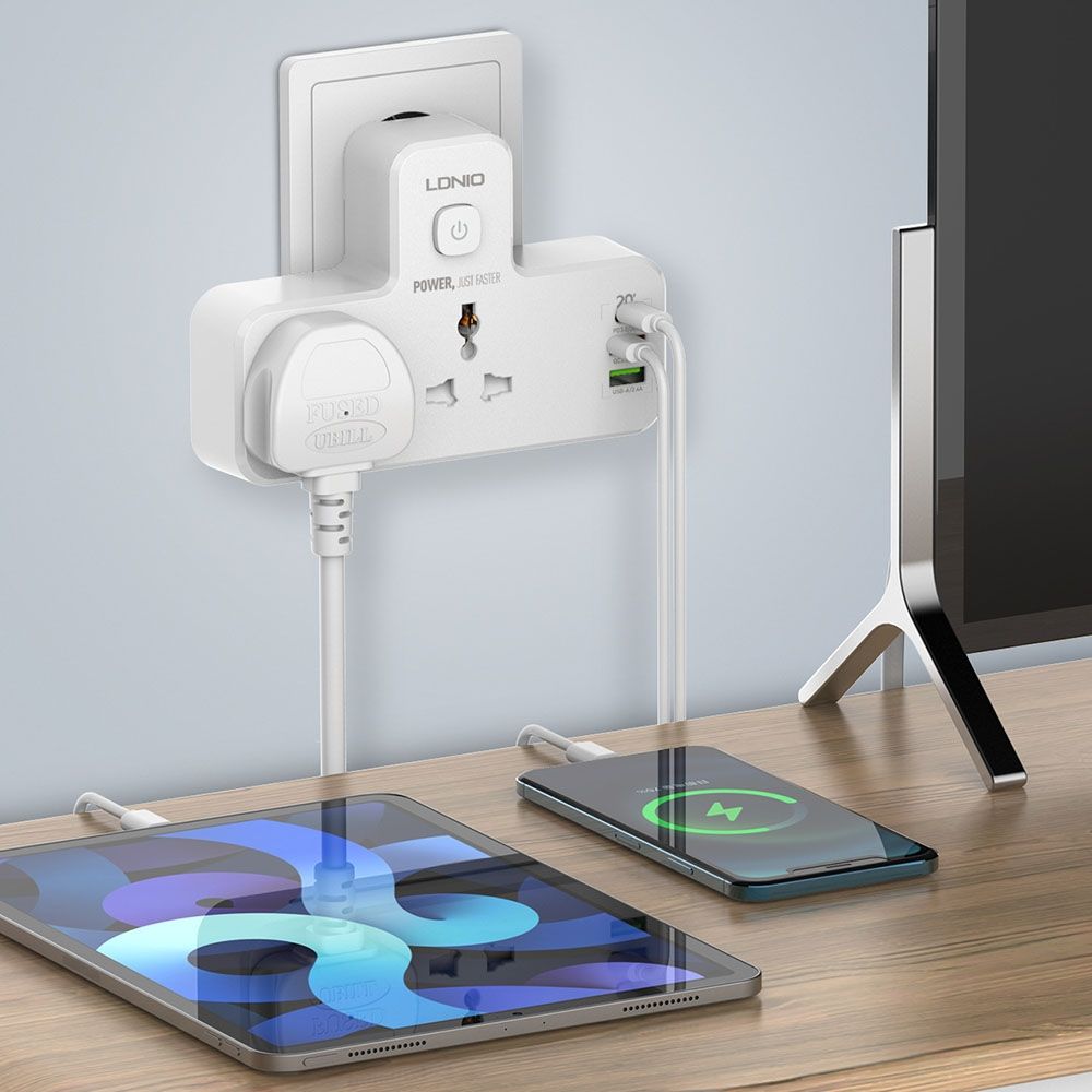 Multifunctional Home Fast Charging Socket with Night Light_8