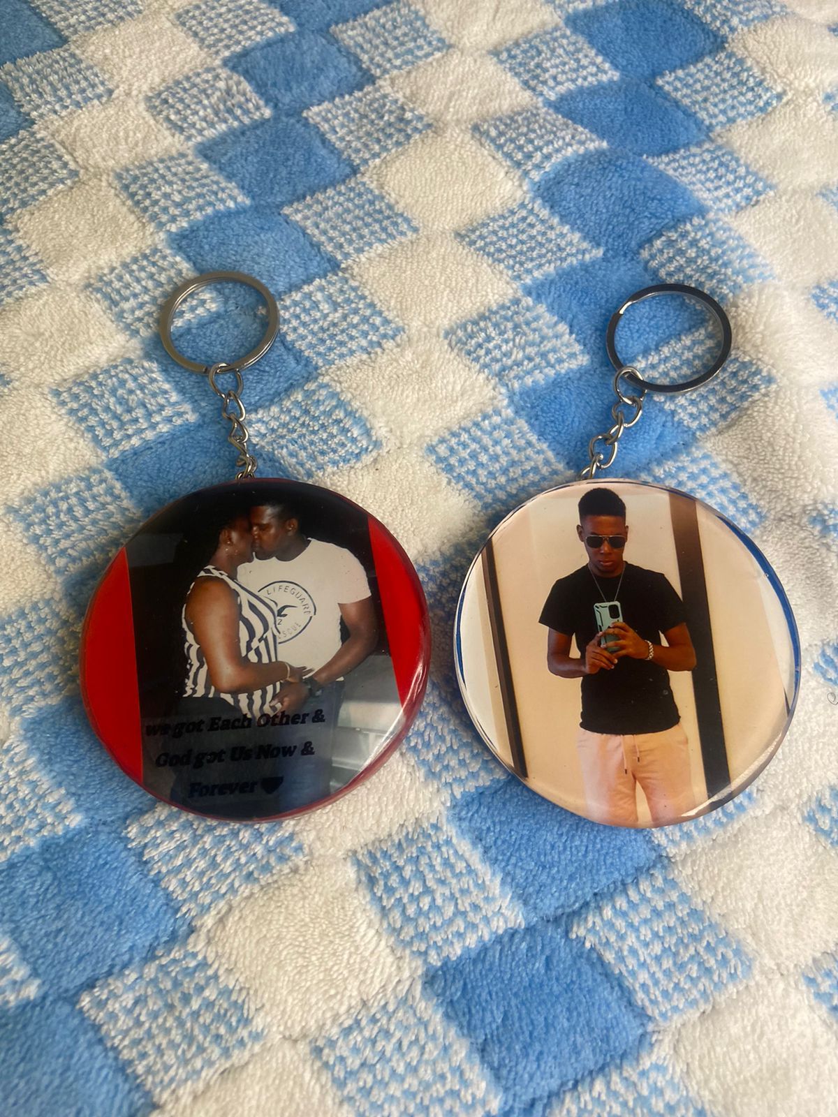 Personalized Circle Key-rings _0