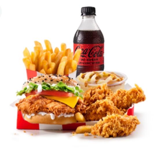 Wicked Zinger Box Regular with zinger burger _0