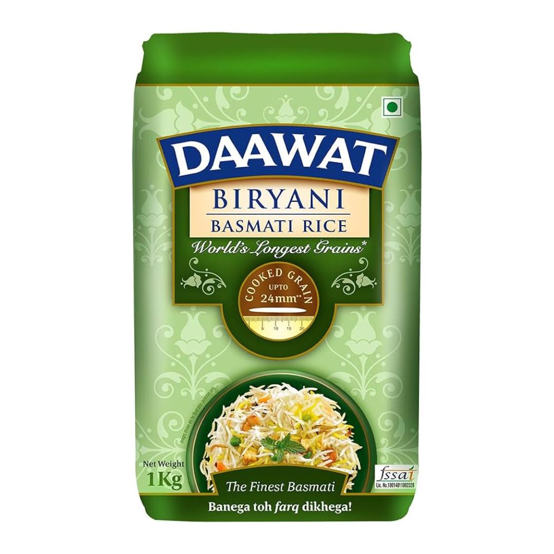 Daawat Biryani (Briyani) Basmati Rice 1kg_0