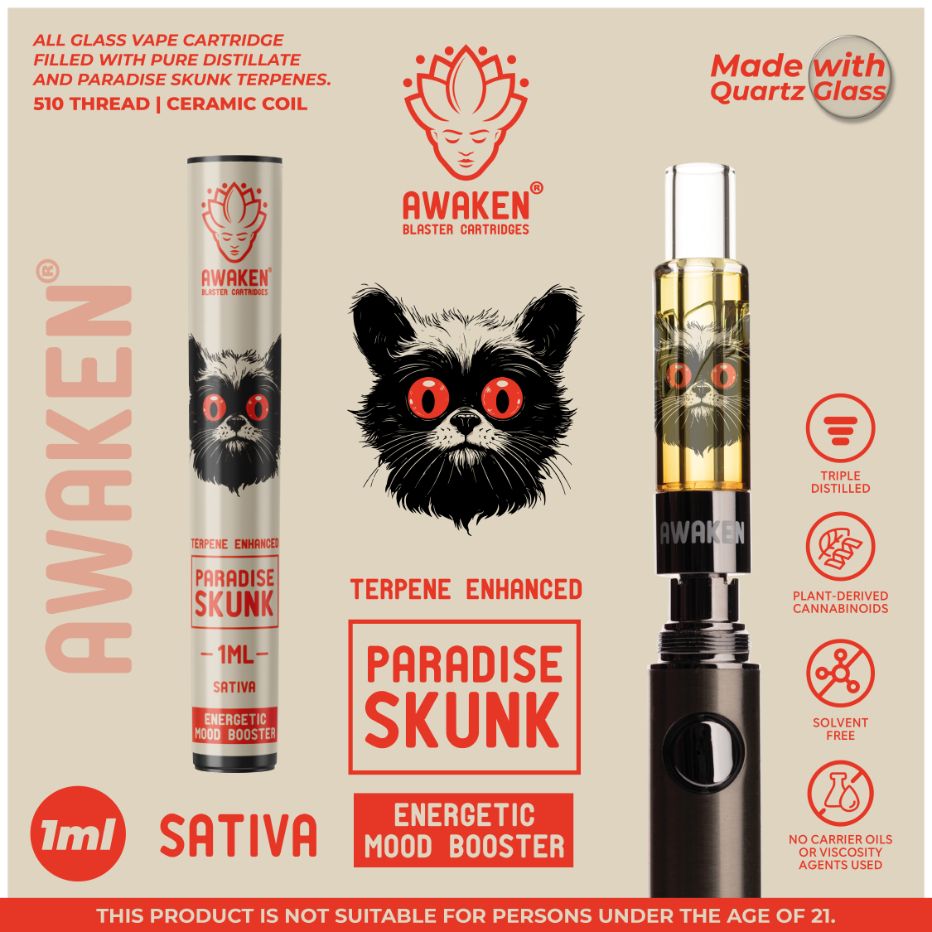 Awaken 1ml THC Distillate - Cartridge_0