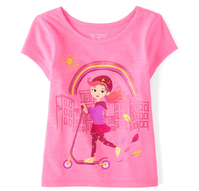 Children’s Place toddler girl 4T graphic tees _2