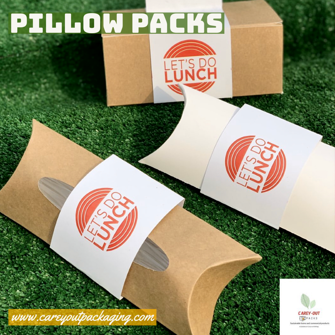 KRAFT SHAWARMA PILLOW PACKS - 380gsm / WINDOWED & NON WINDOWED _3