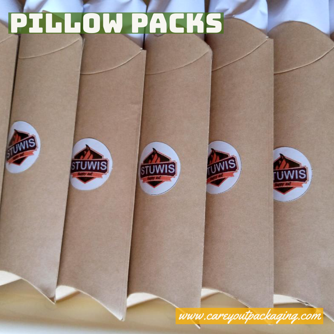 KRAFT SHAWARMA PILLOW PACKS - 380gsm / WINDOWED & NON WINDOWED _4