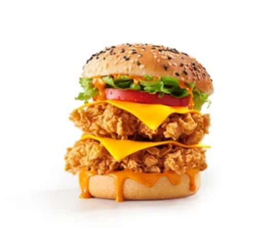New double crunch burger _0