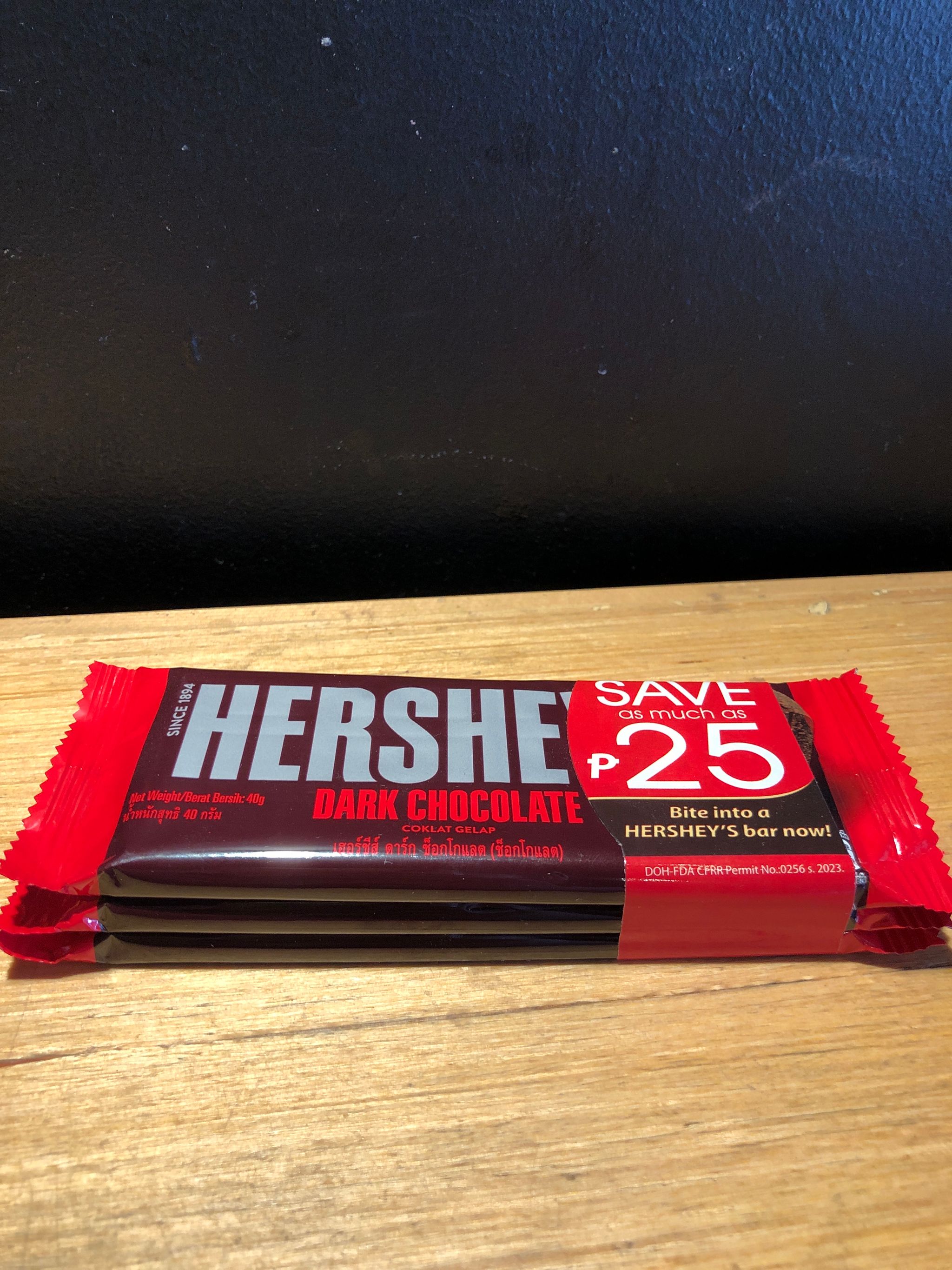 Hershey’s Dark Chocolate Bar (3) 40g_1