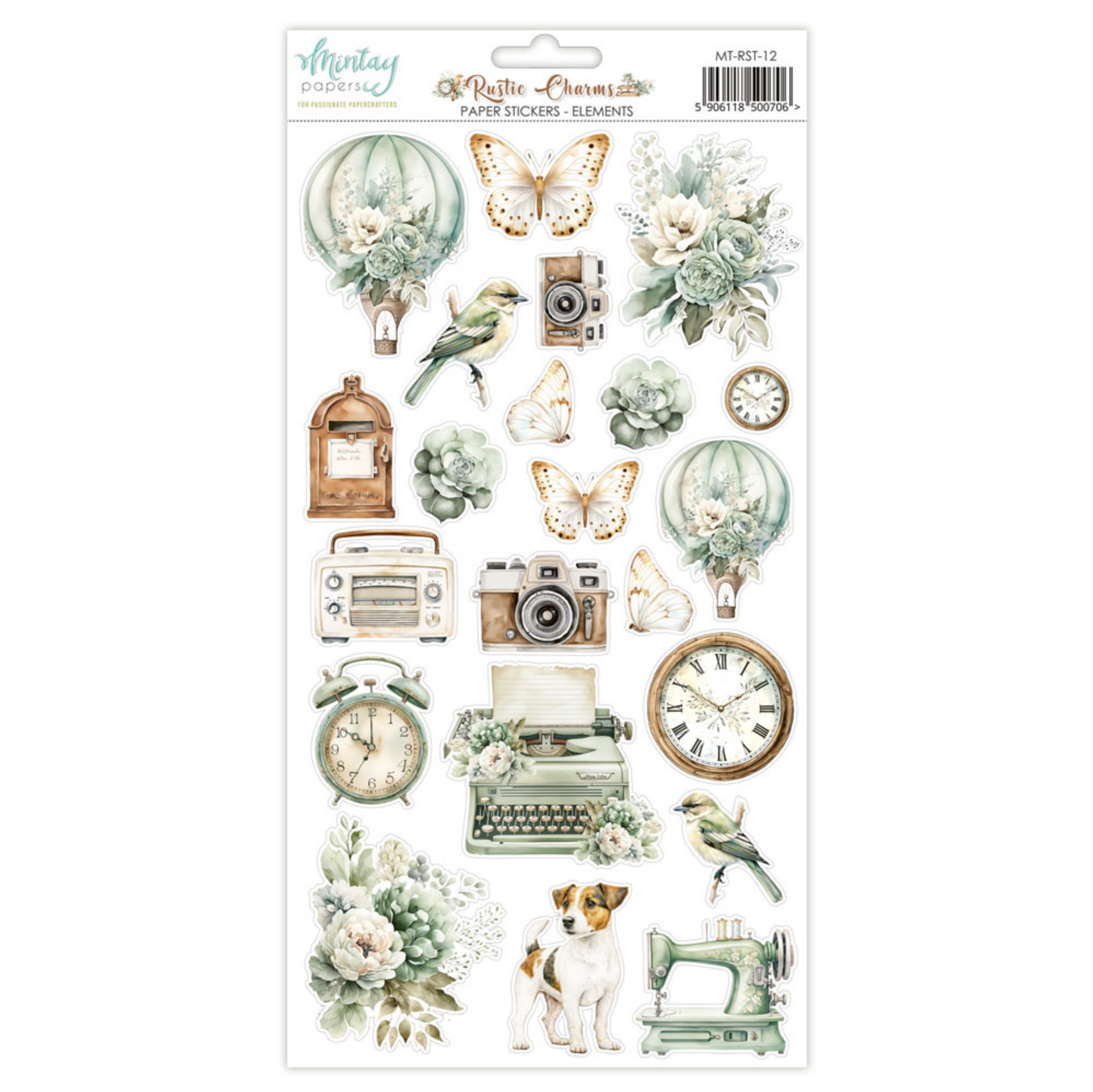 Mintay Rustic Charms Stickers_0