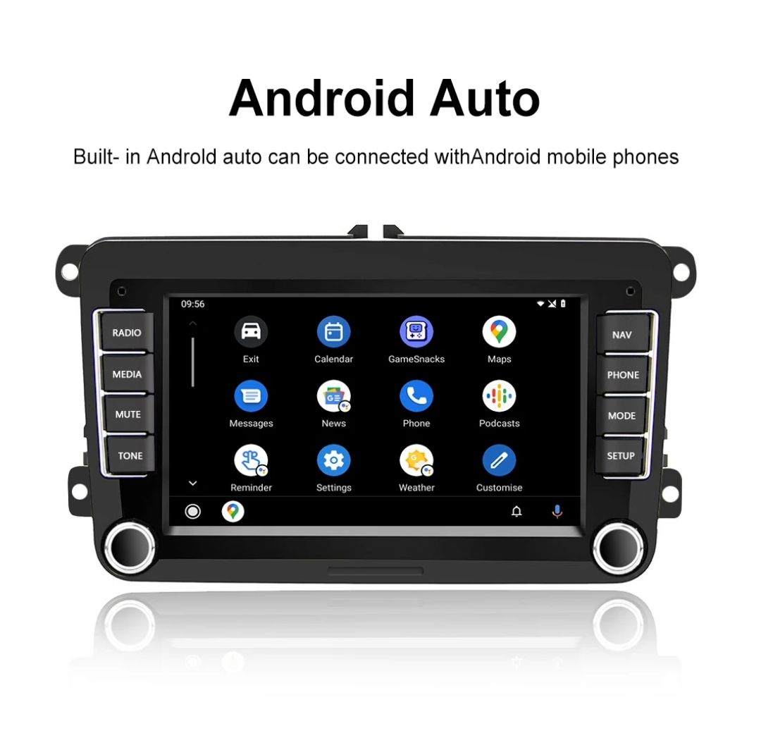Rádio android 7" Volkswagen Skoda Seat 2/64GB Carplay WiFi CANBUS_6