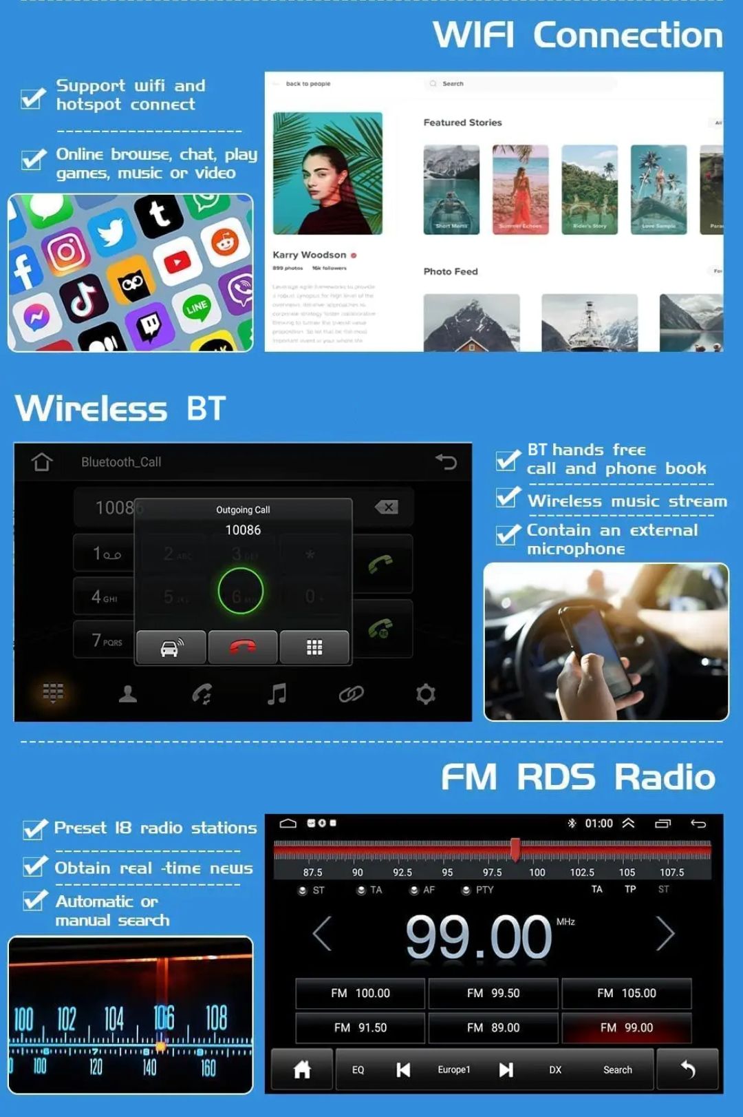 Rádio 9" android Mercedes Benz SL CARPLAY WIFI GPS 2/32GB Novo_3