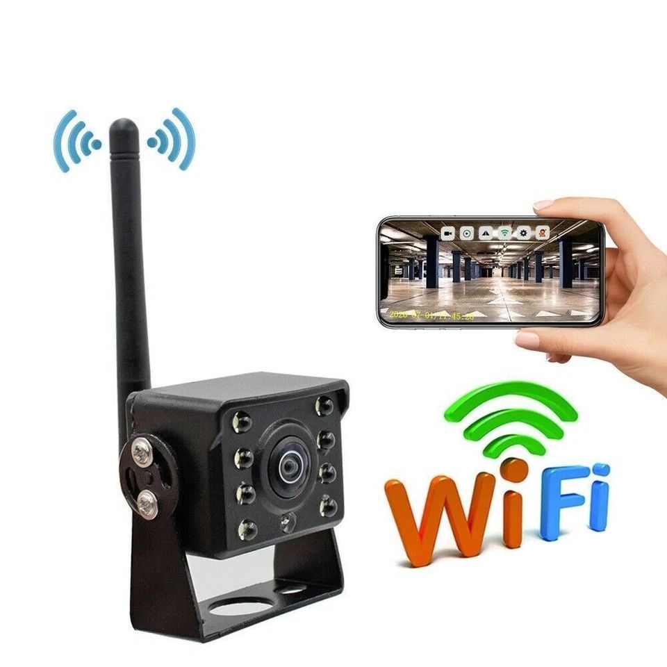 Câmara de estacionamento marcha atrás camião autocaravana wifi_0