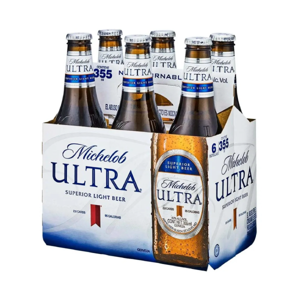 6pack Cerveza Michelob Ultra Botella 12oz_0