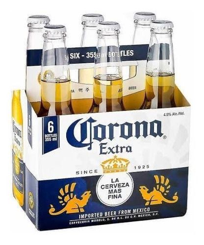 6pack Corona Botella 355ml_0