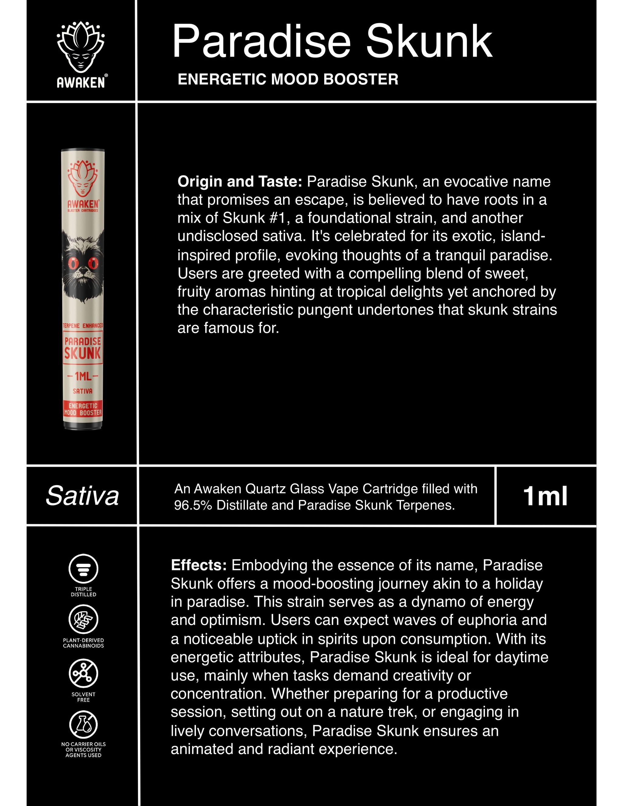 Awaken 1ml THC Distillate - Cartridge_1