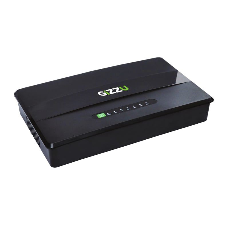 GIZZU 30W 38Wh 10400mAh Mini DC UPS - Black_0