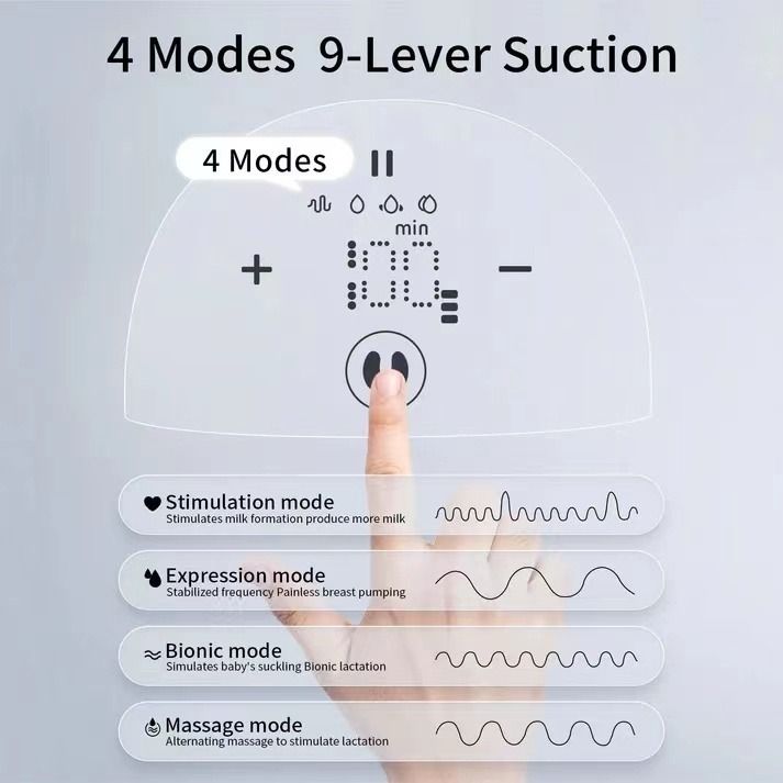 MOMWILIKE SMART WEARABLE BREAST PUMP_5